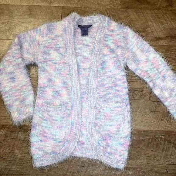 Other - Ana & Ira Soft Multicolor Fuzzy Knit Cardigan Sweater